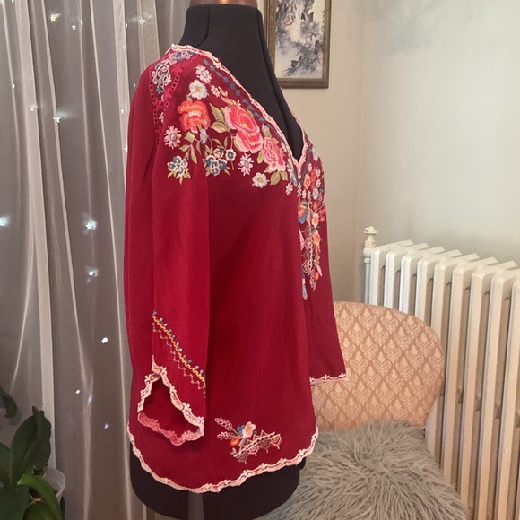 Johnny Was Embroidered Top - Picture 4 of 7